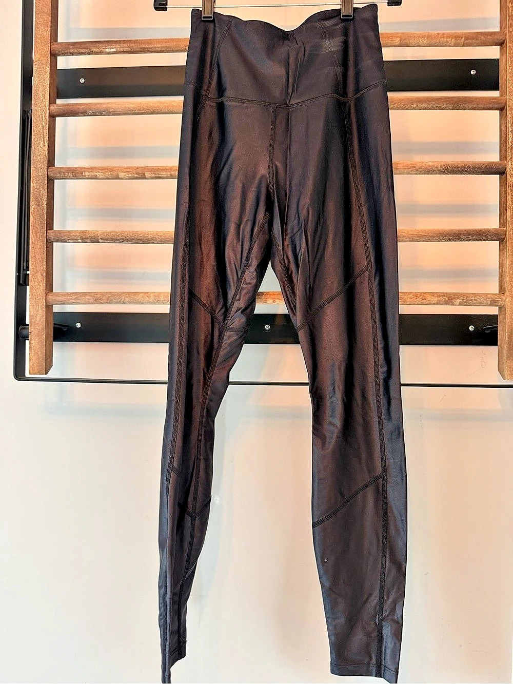 Greyson Black High Shine Athletic Leggings